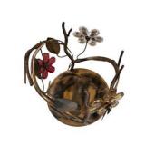 Cats by Nina Cat Vase & Decorative Metal Candle Holders Lot