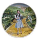 Large Collector Plate Lot – Knowels limited edition Wizard of Oz  & COAs