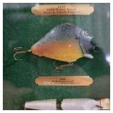 Framed Fishing Lures of the 20th Century Display Shadow Box