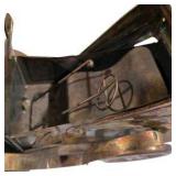 Vintage Metal Carriage Automobile Décor Piece Made in Hong Kong