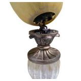 Decorative Table Lamp & Tall Bamboo Vines Bird design Candle Holder Lot