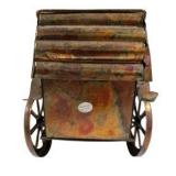 Vintage Metal Carriage Automobile Décor Piece Made in Hong Kong