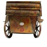 Vintage Metal Carriage Automobile Décor Piece Made in Hong Kong