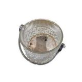 Mixed Home Décor Lot – Wooden Duck, Glass jar with handle, Metal Leaf candle Holder & candle snuffer