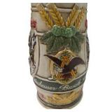 3 Budweiser Clydesdale Beer Steins Anheuser-Busch Collector Series Holiday Lot