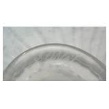 Hand Blown & Sculpted Glass Vessel  Bowl by Stan O