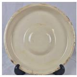 Homer Laughlin Platinum Stars Roses Oven Serve 2 Qt. Casserole with Lid and Underplate
