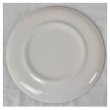 Scio Pottery Dorset China Set with Pink Roses and Platinum Edge - 12 Place Setting