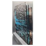 Joy Scott Designs Kiln Fused and Slumped Glass Layered Glass Panels