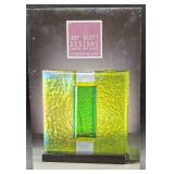 Joy Scott Designs Kiln Fused and Slumped Glass Layered Glass Panels