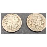 Collection of 20 Buffalo Nickels/indian Head Nickels