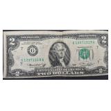 United States Bicentennial Coin Lot 1 - 30 Bicentennial Quarters and 1976 $2 Bill