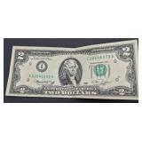 United States Bicentennial Coin Lot 2 - 30 Bicentennial Quarters and 1976 $2 Bill