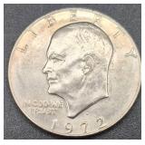 Collection of United States Coins and Currency - 6 US Lincoln Wheat Cents, 1953 Red Seal $2 Bill, 3 Susan B Anthony Dollars, 1968 Kennedy Half Dollar and 1972 Eisenhower Dollar