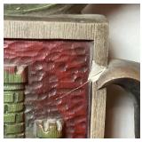 Vintage Heraldic Coat of Arms Wall Sculpture  by Burwood Products Co. 1960