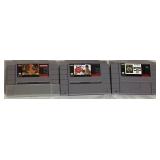 Collection of 13 Super Ninetendo (SNES) Games and Nintendo Cleaning Kit