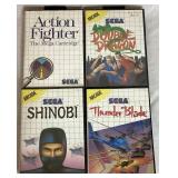 Sega Master System Games Bundle - 17 Games including Action Fighter, Double Dragon, Ghostbusters, Rambo, King Fu Kid, After Burner and More