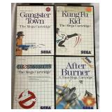 Sega Master System Games Bundle - 17 Games including Action Fighter, Double Dragon, Ghostbusters, Rambo, King Fu Kid, After Burner and More