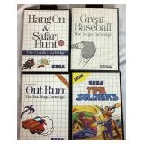 Sega Master System Games Bundle - 17 Games including Action Fighter, Double Dragon, Ghostbusters, Rambo, King Fu Kid, After Burner and More