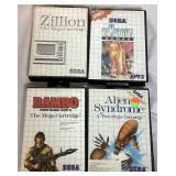 Sega Master System Games Bundle - 17 Games including Action Fighter, Double Dragon, Ghostbusters, Rambo, King Fu Kid, After Burner and More