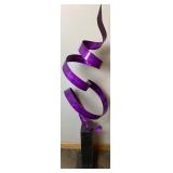 Jon Allen Purple Metal Art Sculpture