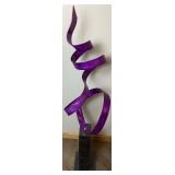 Jon Allen Purple Metal Art Sculpture