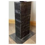 Jon Allen Purple Metal Art Sculpture