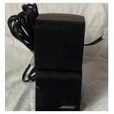 Set of Bose Redline Double Cube Surround Sound Swivel Speakers - Wiren on Black Metal Floor Stands with Bose Sub-Woofer