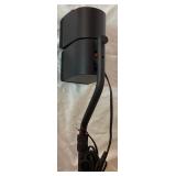 Set of Bose Redline Double Cube Surround Sound Swivel Speakers - Wiren on Black Metal Floor Stands with Bose Sub-Woofer