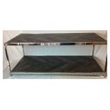 Weathered Wood Grain Coffee Table