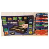 Vintage Mattel Intellivision Master Component Video Game Console and 16 Games in Original Boxes