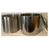 HUGE Bayou Classic Stainless Steel Fish Boil Stock Pot with Removable Basket and Domed/Vented Lid