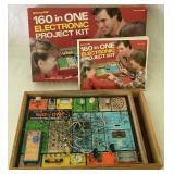 Electroinc and Builing Sets including Vintage Erector 200 Contruction Building Set, Radio Shack Electronics Learning Lab and Science Fair Electronic Project Kit