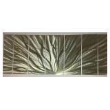 Galactic Expanse Gold Large Metal Wall Art by Jon Allen - 7 Panels