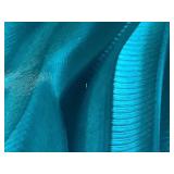 5 Panel Blue 3D Metal Art Handcrafted Aluminum