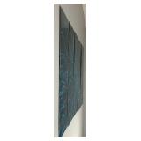 Blue Cosmic Energy Metal Wall Art Handcrafted Aluminum - 5 Panels