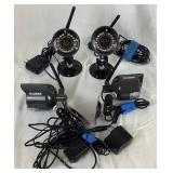 Lorex 4 Channel Digital Video Recorder Security System with 4 Cameras Model LH11400