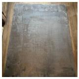 NEW Two Grey Faux Fur Area Rugs - 5