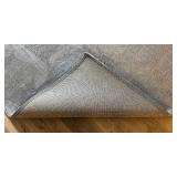 NEW Two Grey Faux Fur Area Rugs - 5