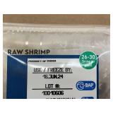 Santa Monica Seafood Raw Shrimp 26-30 Count 1 Lb (Lot of 3)