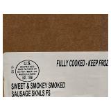 A - Johnsonville Sweet & Smokey Smoked Sausage Fully Cooked (Lot of 5 Lbs)