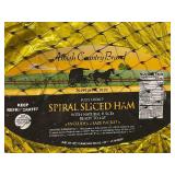 Smithfield Amish Country Brand Spiral Sliced Ham Approx 8 Lbs