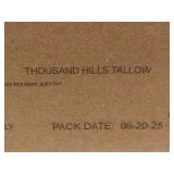 C - Thousand Hills Lifetime Grazed 100% Grass-Fed Beef Tallow 2 X 14oz tubs
