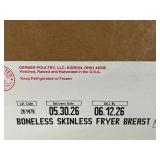 D - Gerber Amish Farm Boneless Skinless Fryer Breasts 2.5 Lb Packs (Lot of 2)
