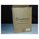 CozyBloom Light Blue Faux Fur Fluffy Blanket Plush Fuzzy Throw Blanket for Bed