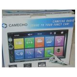 CAMECHO 7 Inch Double Din Car Stereo Touch Screen Bluetooth Car Radio- Supports Mirror Link FM Radio USB