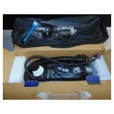 VARSK 4-in-1 12 V Car Vacuum Cleaner, Tire Inflator, HEPA Filter - Black