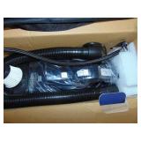 VARSK 4-in-1 12 V Car Vacuum Cleaner, Tire Inflator, HEPA Filter - Black