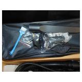 VARSK 4-in-1 12 V Car Vacuum Cleaner, Tire Inflator, HEPA Filter - Black