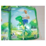 Lot of 4 - Inflatable Dinosaur Costume for Adults Size Large Funny Blow up Suit